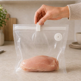 Fill and close the bag